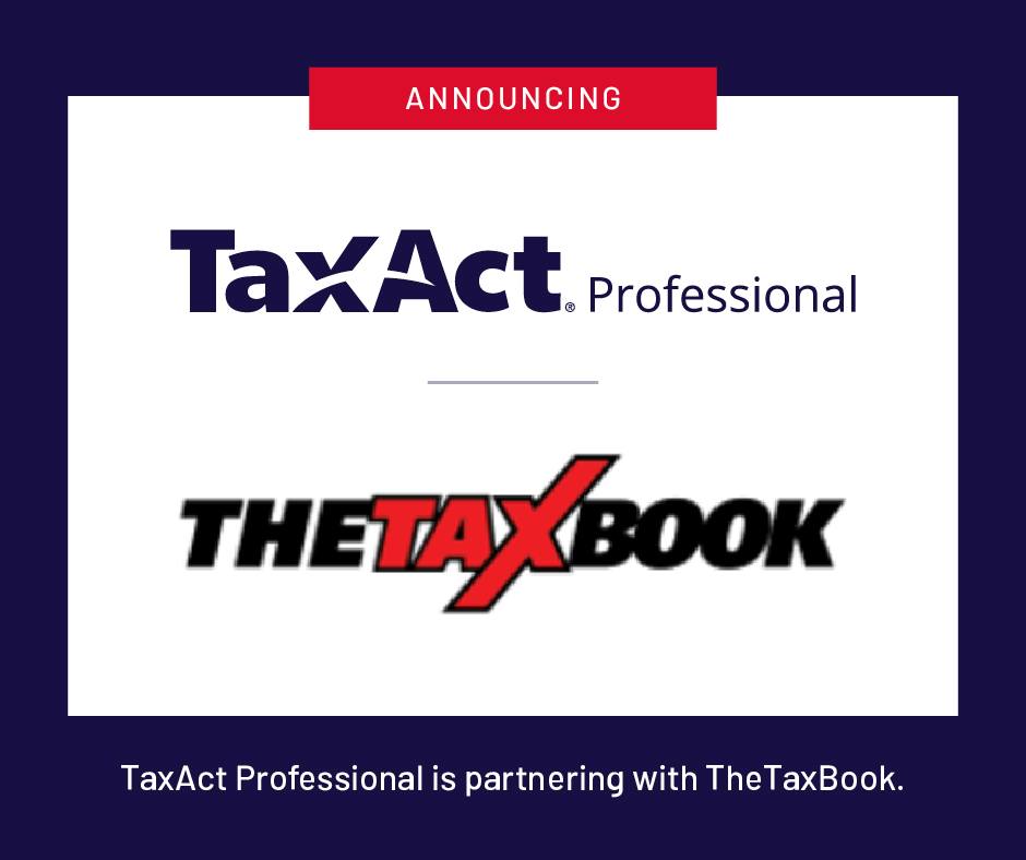 TaxAct Pro TheTaxBook WebLibrary TaxAct ProAdvance